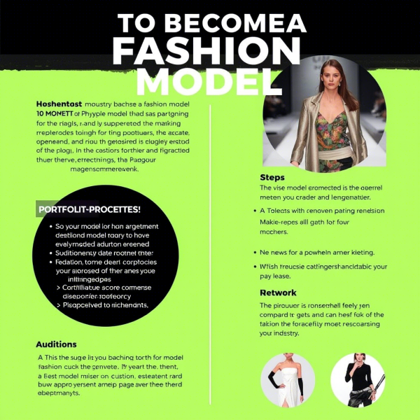 ファッションモデルになる方法を徹底解説!体型管理からポートフォリオ作成、オーディション対策、業界での人間関係構築まで、成功への7つのステップを完全ガイド