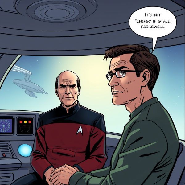 新スタートレック シーズン4 第22話 Half a Life 決別の儀式