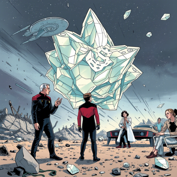 新スタートレック シーズン5 第4話 Silicon Avatar 殺戮の宇宙水晶体