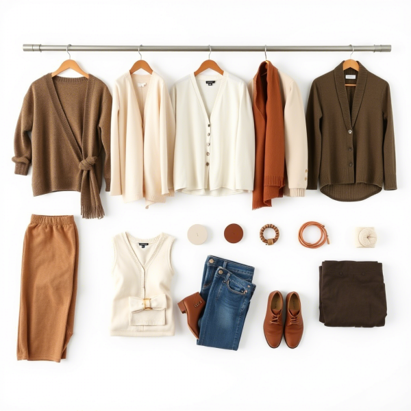 カプセルワードローブで実現するミニマリズムの新スタイルトランスシーズン対応がもたらすファッション革命と未来の着こなし術