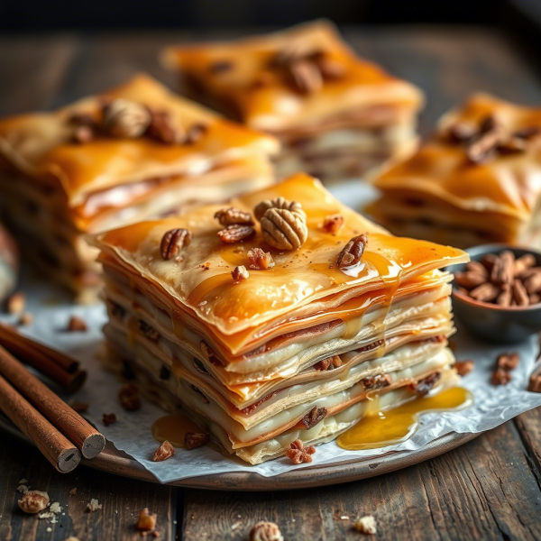 カダイフとフィロが織りなすバクラヴァの世界地中海の伝統技術が生む甘味の秘密とその未来を探る