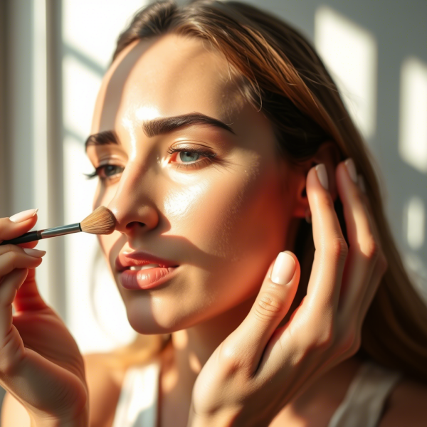 グロウファンデーションとハイライトテクニックで自然光のような透明感を手に入れるメイク術とその奥深い世界