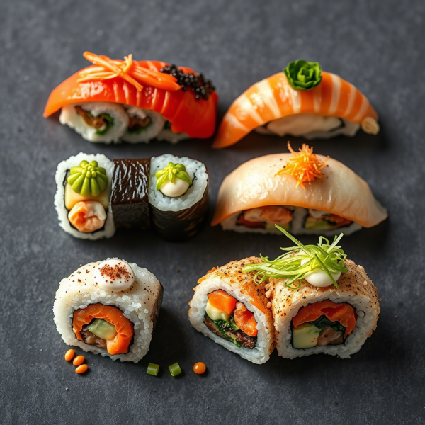 フュージョン料理が描く新たな食の未来クロスカルチャーと寿司が織りなす創造の世界を紐解く最先端の試みと多様性に寛容な現代社会における食文化の変遷を探る