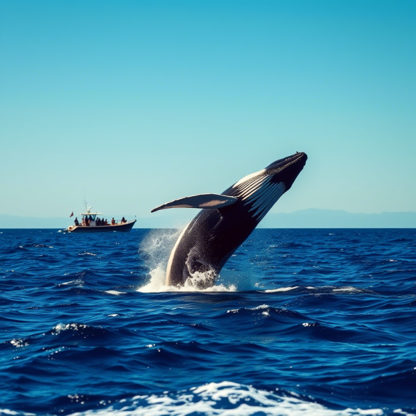 ホエールウォッチングで感動の瞬間ブリーチングするクジラたちとの出会いは一生の宝物になる海洋体験