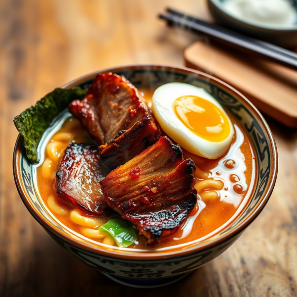 ラーメンの至高トッピングチャーシューと卵が織りなす絶妙なバランスとその奥深き世界を探る