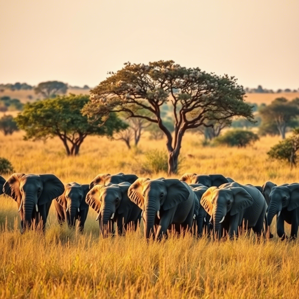 アフリカのサバンナでゾウと向き合う感動的な時間心揺さぶる大自然との出会いが待っている