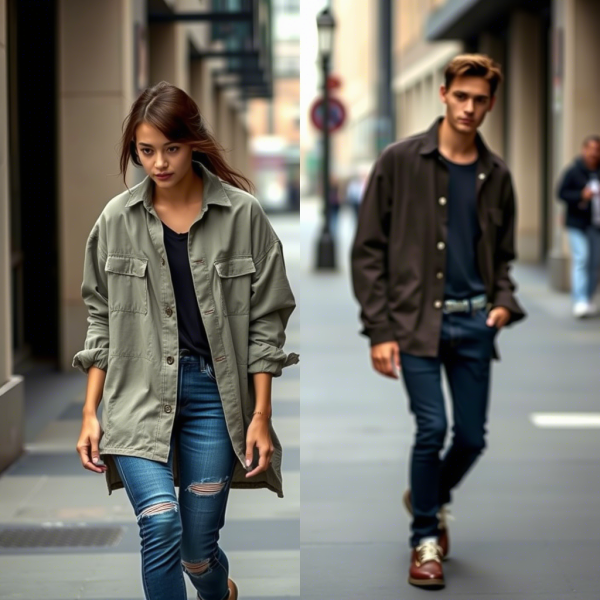 シャツジャケットとオーバーシルエットジーンズでつくるこなれ感たっぷりの大人カジュアルスタイルを徹底解説今季注目の組み合わせでスタイリングの幅を広げよう