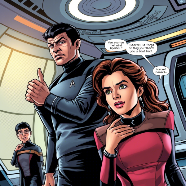 新スタートレック シーズン6 第13話 Aquiel 謎の蒸発事件