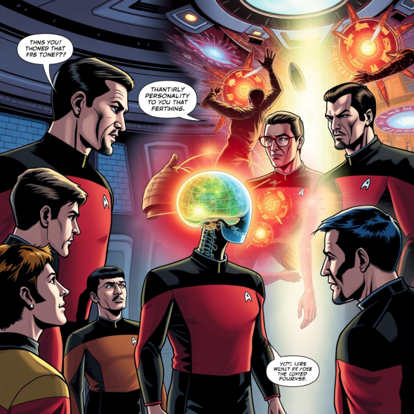 新スタートレック シーズン7 第17話 Masks 多重人格アンドロイド