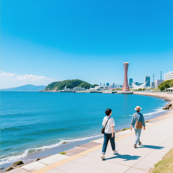 海と神戸市須磨区を歩く新しいスタイル、フラネリーで見つける日常の豊かさと癒しの瞬間、潮風にのって心を解放する散歩の愉しみを体感しよう