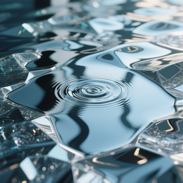 水と鏡の科学的つながり非晶質反射面が切り開く未来予想水の性質から光の反射まで