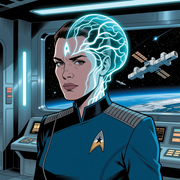 スタートレック:ディープ・スペース・ナイン シーズン1 第8話 Dax 共生結合体生物“トリル族”