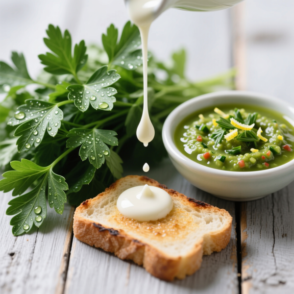 パセリが主役のサルサヴェルデとエマルジョンで味わうイタリアの家庭料理の知恵