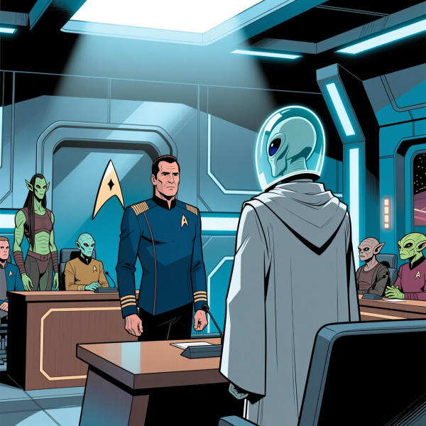 スタートレック:ディープ・スペース・ナイン シーズン2 第25話 Tribunal 疑惑の法廷