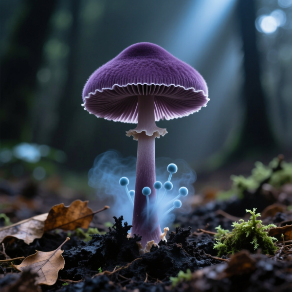 きのこの不思議な世界へようこそシルクハット菌が織りなす子実体形成の神秘的なプロセス