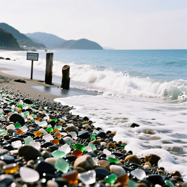 香住のガラス浜は波食作用が生み出した海辺の奇跡と記憶のかけらが光る場所