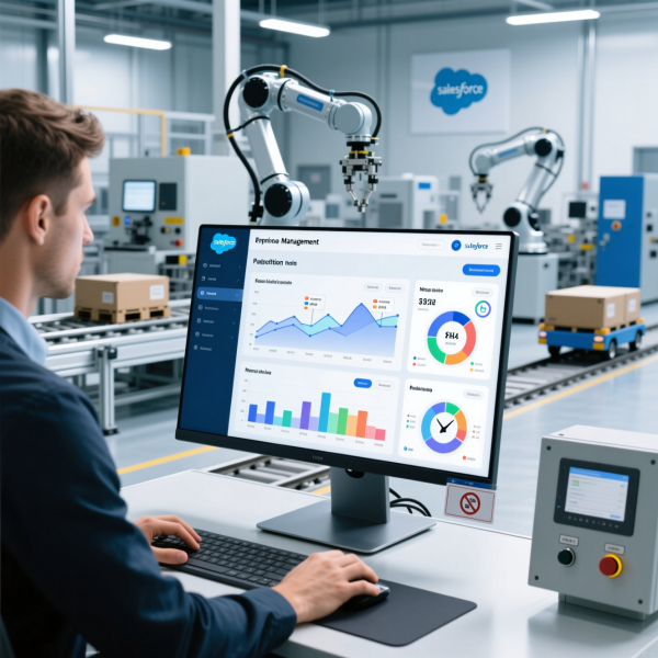 Salesforceでカスタマイズした生産管理は現場を劇的に変える