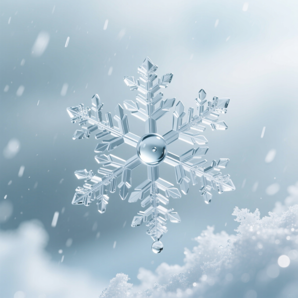 過冷却水滴が織る雪華の秘密 六方晶系で見る冬の科学美