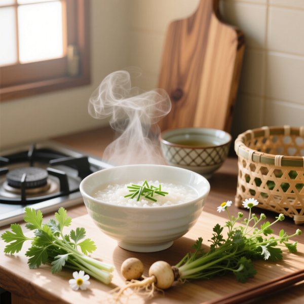 養生食の知恵七草粥と薬膳料理で新年の体をすこやかにリセット