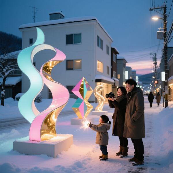 冬の街角に咲く景観 アートインパブリックスペースプロジェクトが紡ぐ新しい日常