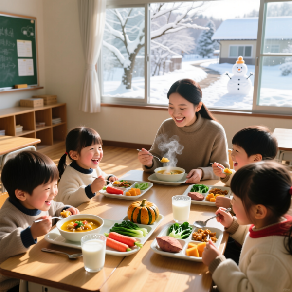 食育の土台は学校給食 栄養素で冬を元気に乗り切る子育て術