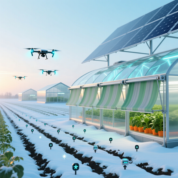 冬の農地でスマート農業が熱ストレスに備えるアダプテーションの未来