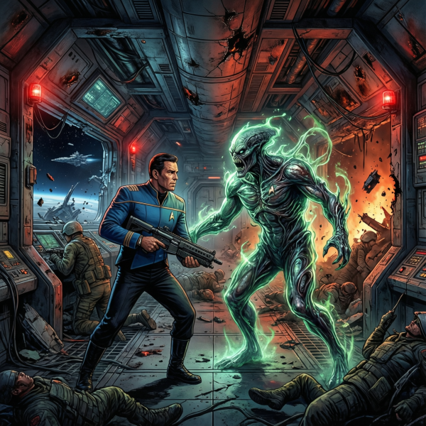 スタートレックディープ・スペース・ナイン シーズン5 第1話 Apocalypse Rising 可変種の脅威 第二幕(後編)