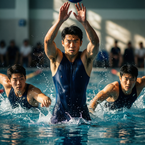 水着姿で泳ぎながら戦うウォーターポロエクストラマンの意外な真実