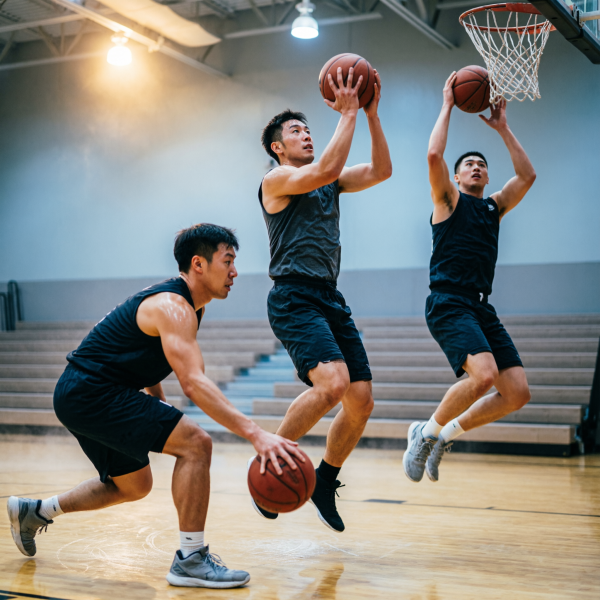 リバウンドを掴んでドリブルを刻みスラムダンクで勝利をつかめ