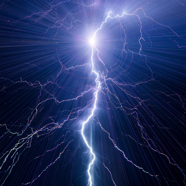 ストームグラフが照らすゼノン閃光と海のバイオルミネセンス