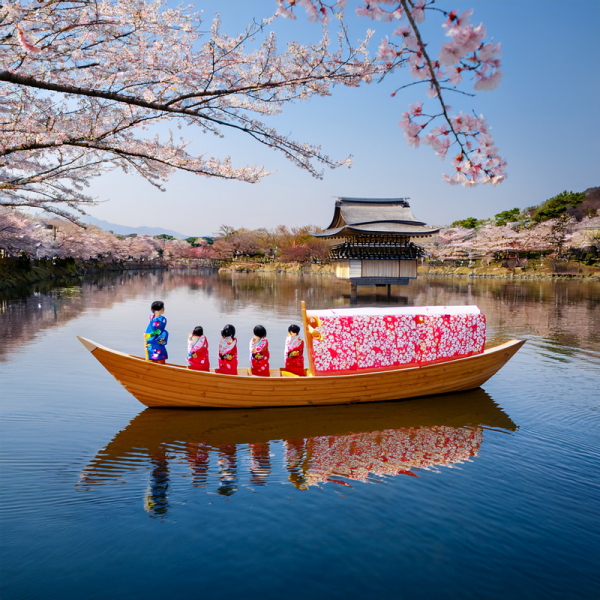 舟が紡ぐ流し雛と水芸術の三月