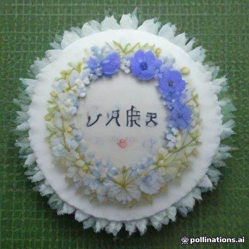 オートクチュールが誇る立体刺繍の技法で仕立てるシュッと美しい花々のかたち