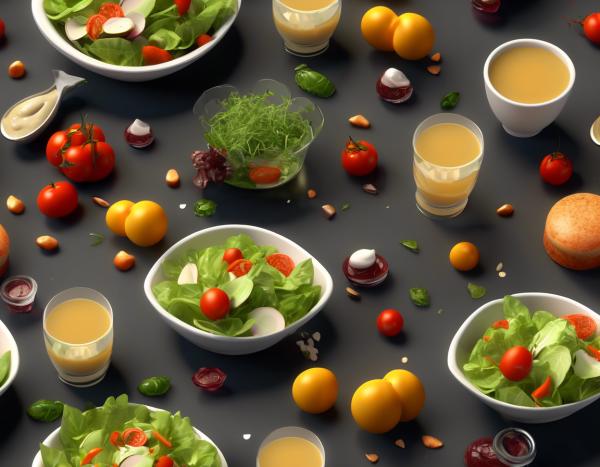 サラダの味を引き立てる秘訣!ドレッシングの使い方で健康と美味しさを両立する方法