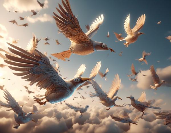 鳥たちの空を駆ける秘密に迫る: 飛行の原理とその驚異的な技術を解き明かす