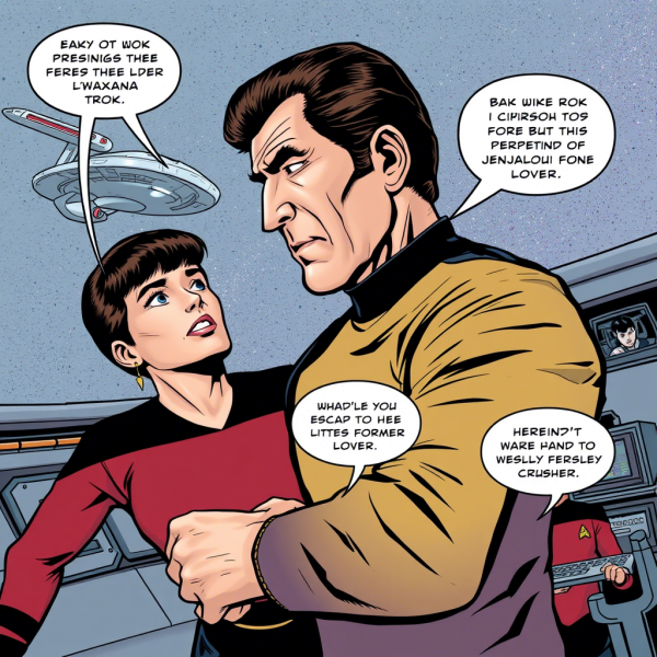 新スタートレック シーズン3 第24話 Menage a Troi 愛なき関係